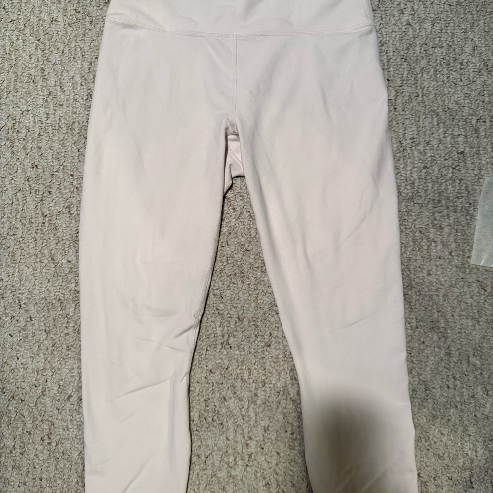 Women’s L Fabletics Powerhold Soft Pink Leggings